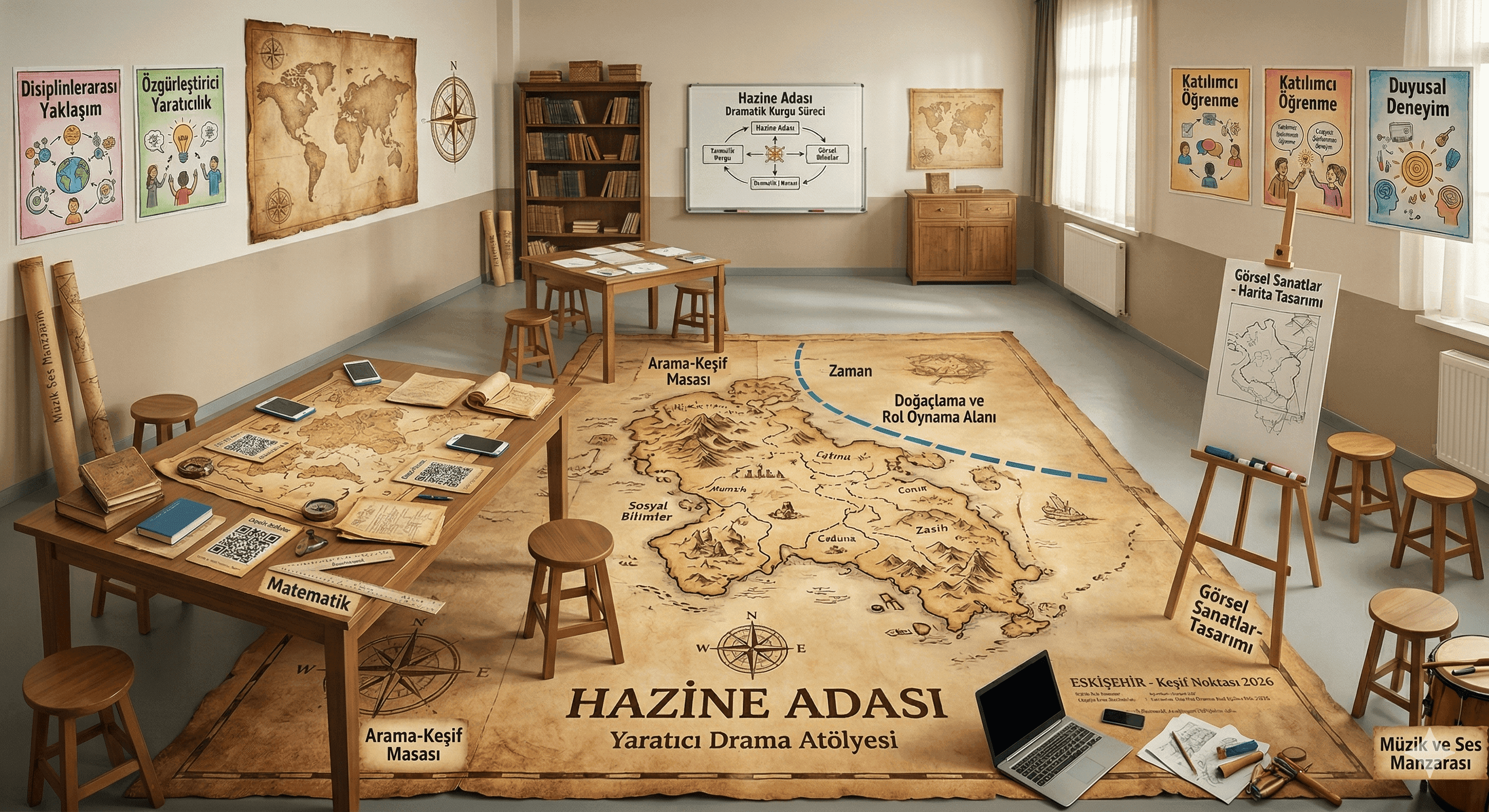 Hazine Adası: Dijital İzler ve Disiplinlerarası Bir Macera